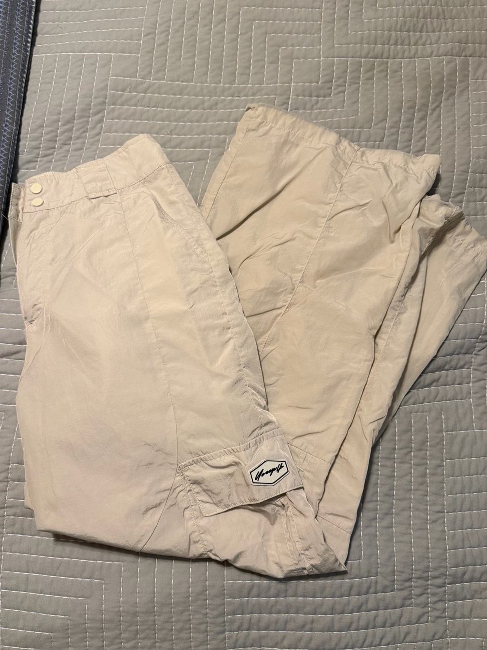 Like New YoungLA Tan Cargo Pants Women’s Large
